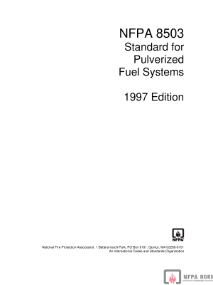 NFPA 8503 PDF